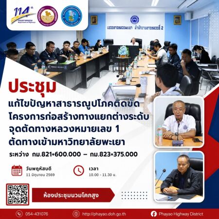 โดยในที่ประชุมได้มีการหารือถึงปัญหาและอุปสสรค ที่ติดขัด โดยโครงการฯ ขอให้สาธารณูปโภค หน่วยงานที่เกี่ยวข้องได้เร่งดำเนินการส่ว